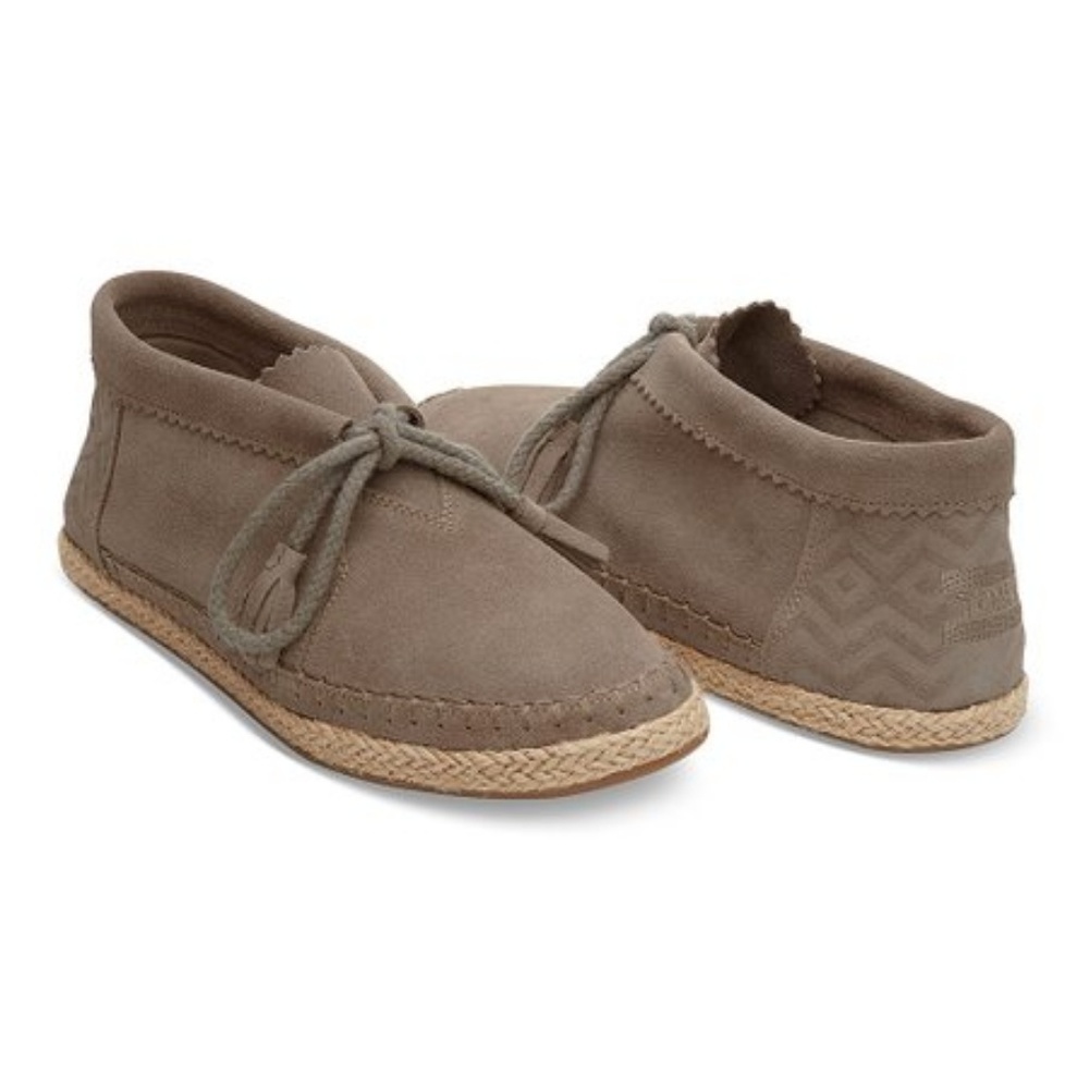 Tom's-Desert Taupe Suede Palmera Chukka Bootie